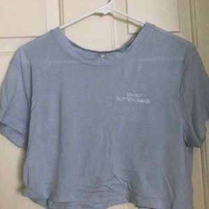 A crop top Tilly shirt